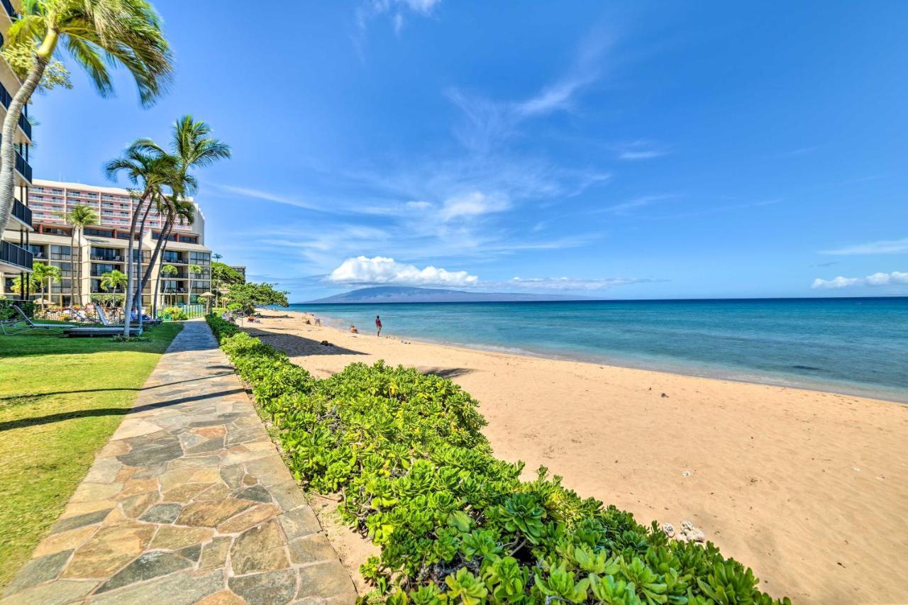 Cute Beachfront Condo With Lanai And Resort Pools Kahana Екстер'єр фото